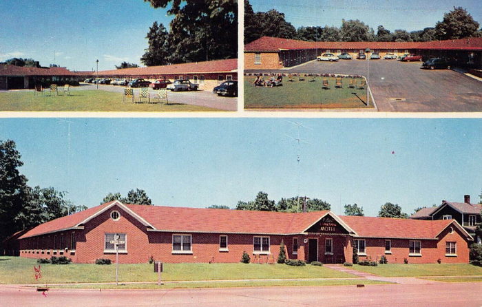 Ludington Beach House (Millers Lakeside Resort) - Old Postcard (newer photo)